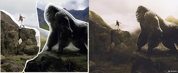 photoshop de king kong 