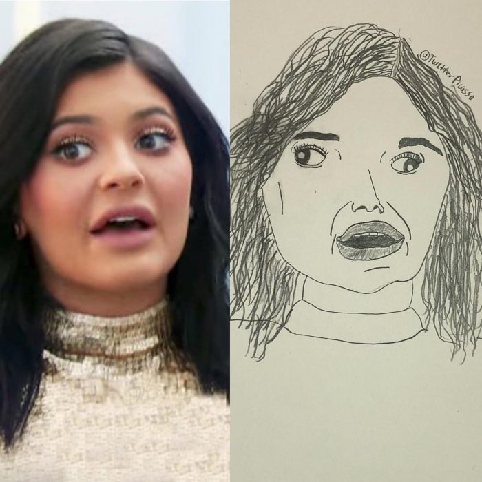 retrato feo de Kylie Jenner