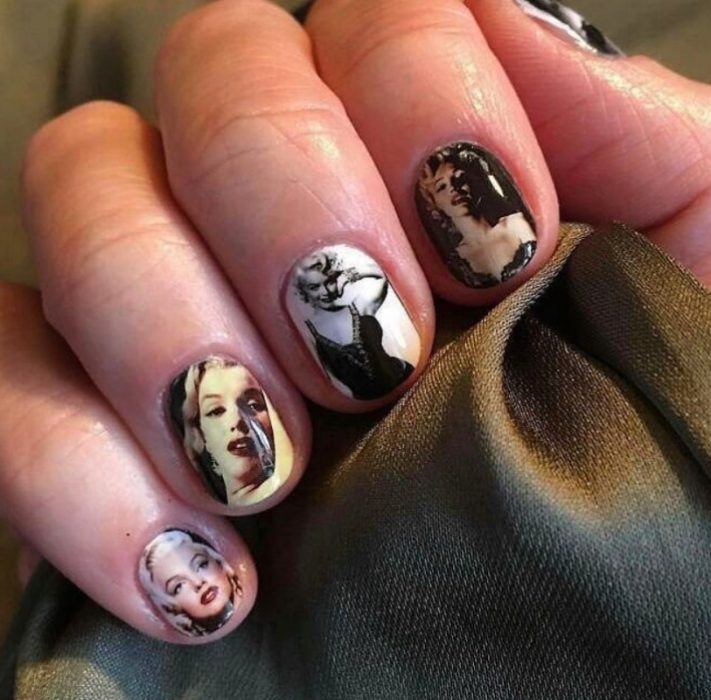 uñas de marilyn monroe 