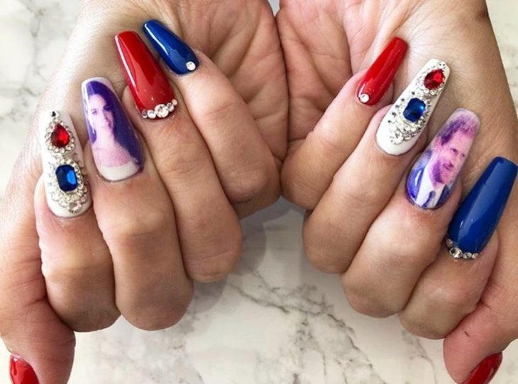 uñas de meghan y el príncipe harry 