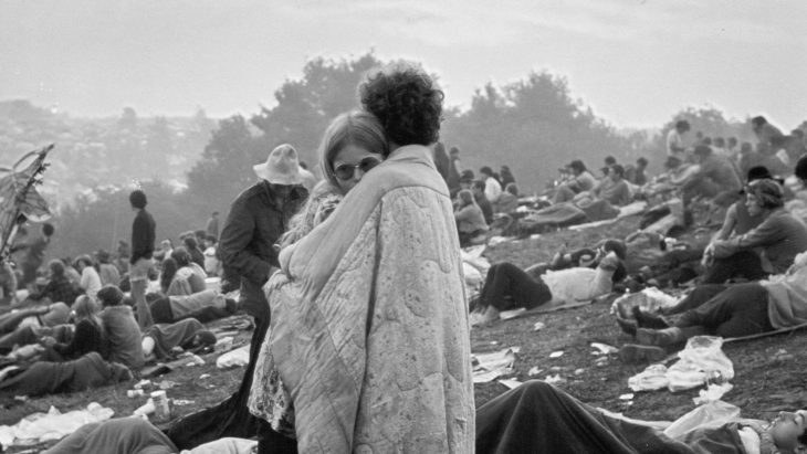 pareja woodstock