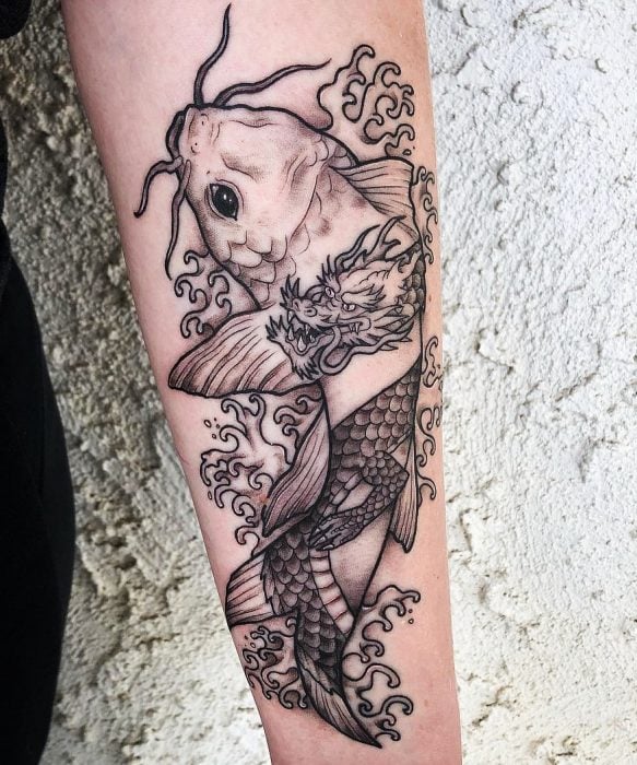 tatuajes peces koi