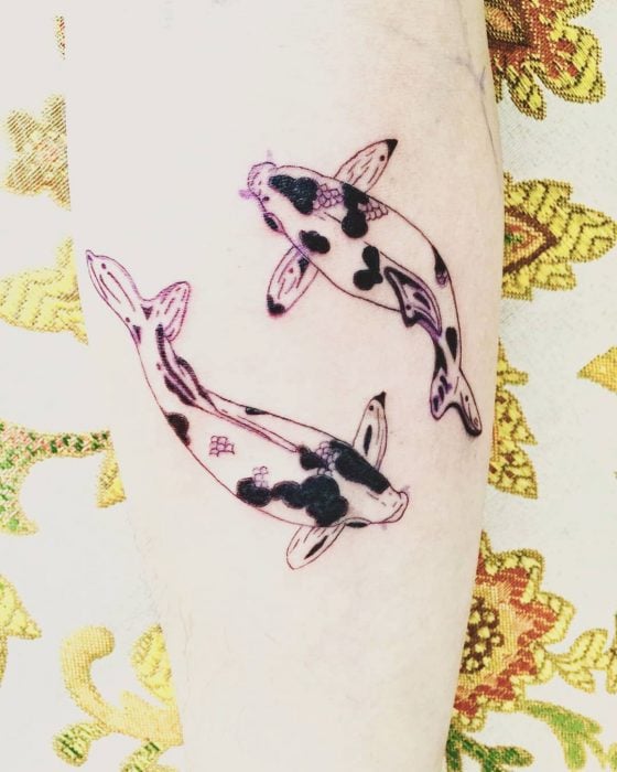 tatuajes peces koi