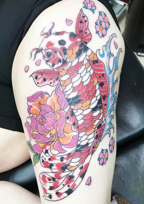 tatuajes peces koi