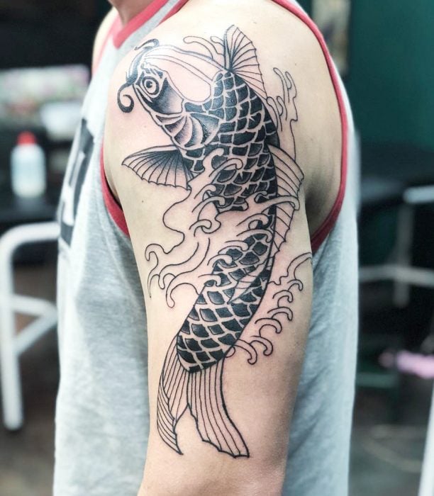 tatuajes peces koi