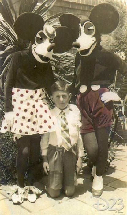 Mickey y Minnie en Disneyland en 1929