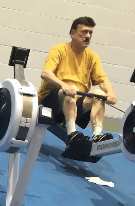 hitler en el gimnasio 