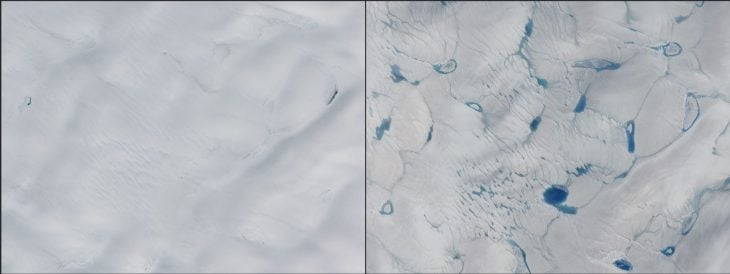 Derretimiento de hielo en Groenlandia: 2014 - 2016