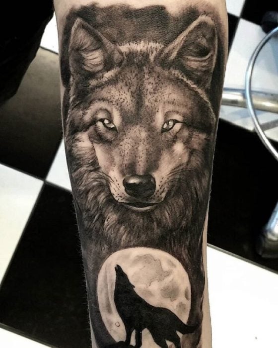 tatuaje de lobo 