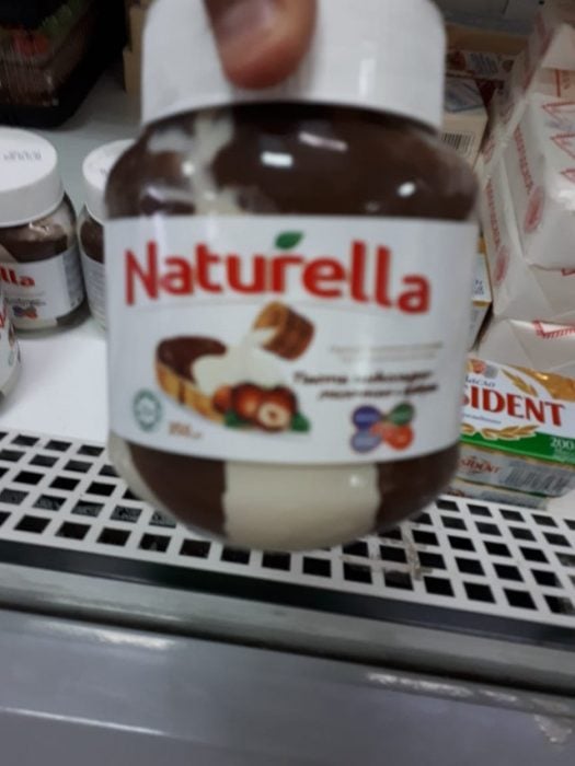 copia pirata de nutella 