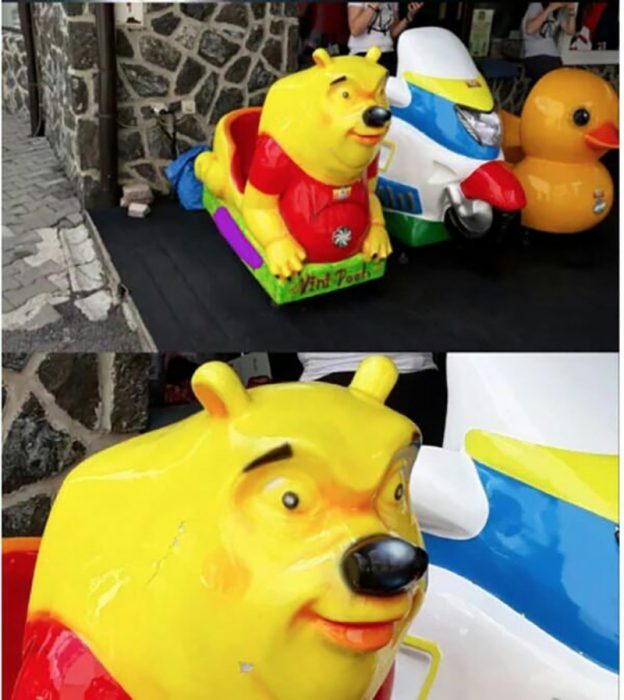 carrito mecánico de winnie pooh 