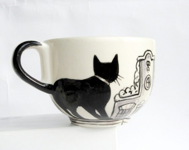 tazas para quienes ama a los gatos