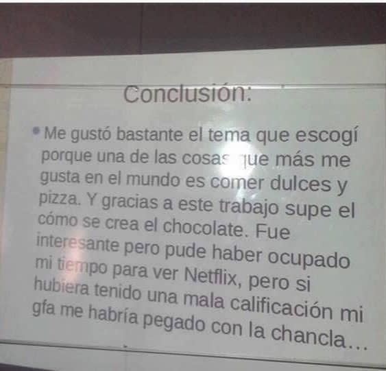 niños respuestas creativas estudiantes examen