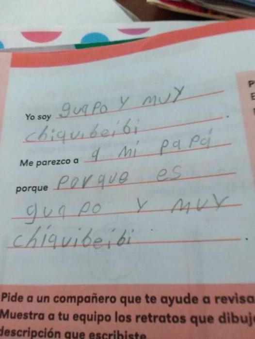 niños respuestas creativas estudiantes examen