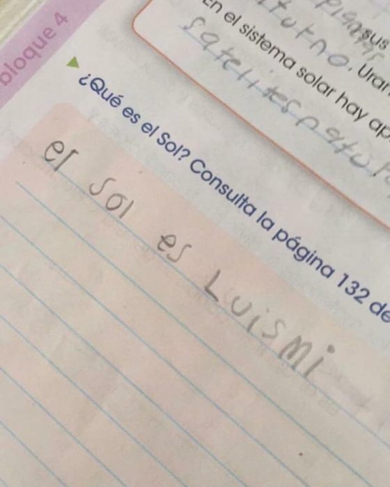 niños respuestas creativas estudiantes examen