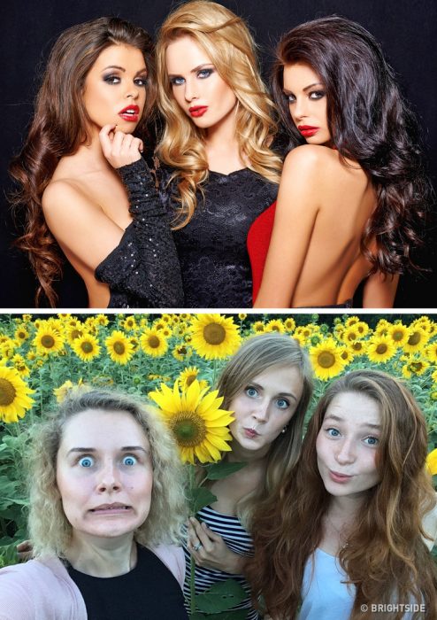selfie sexy vs divertida 