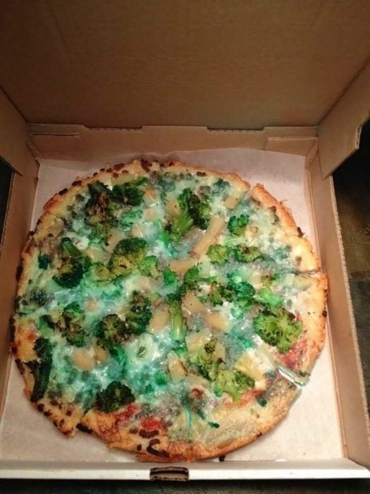 pizza de brócoli 