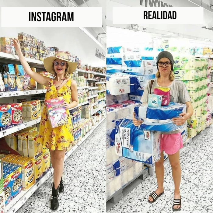 instagram vs. realidad