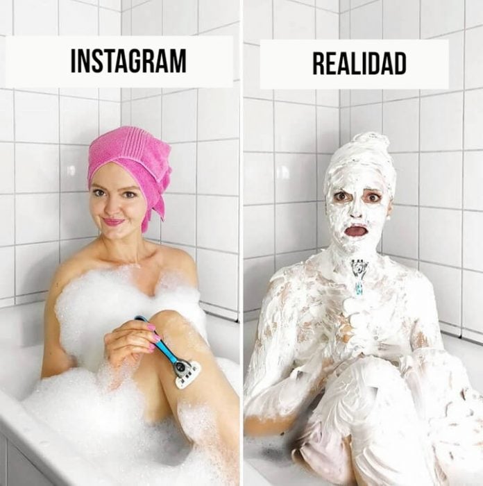 instagram vs. realidad