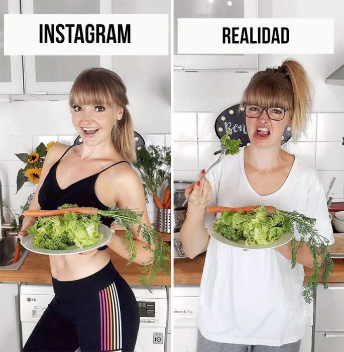 instagram vs. realidad