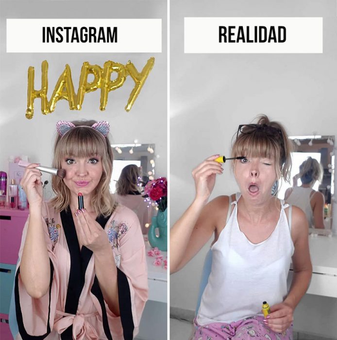 instagram vs. realidad