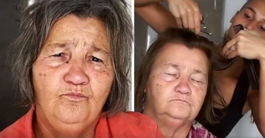 Cover Nieta maquilla a su abuelita de 70 años y la deja irreconocible