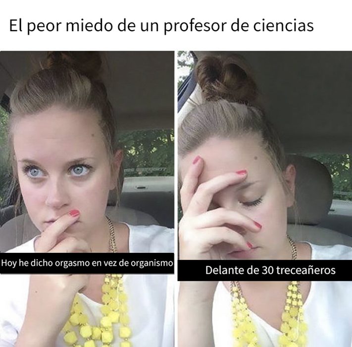 meme maestra orgasmo 