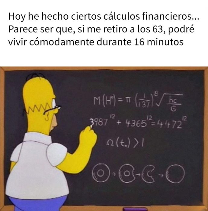 meme de homero simpson 