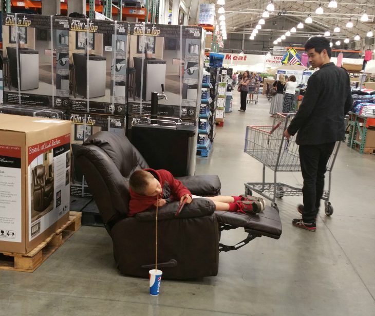 niños odian ir de compras