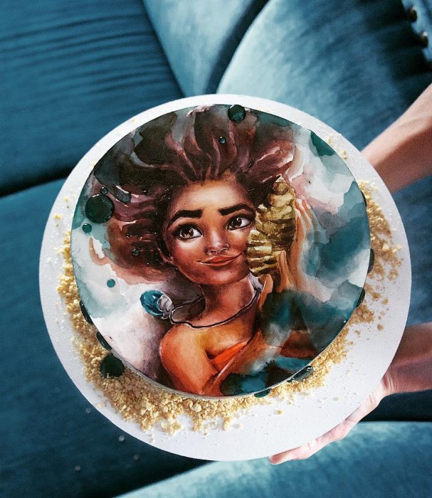 pastel de Moana