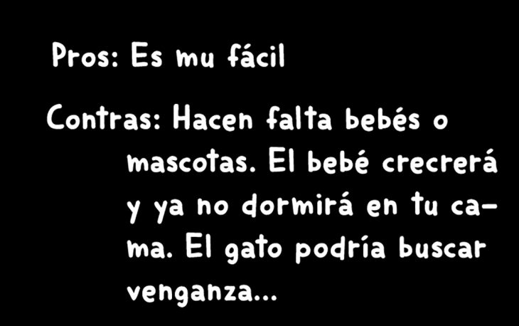 pros y contras echarle la culpa a un bebé