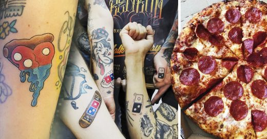 Cover Domino's pizza retó a las personas a hacerse un tatuaje a cambio de pizza gratis de por vida