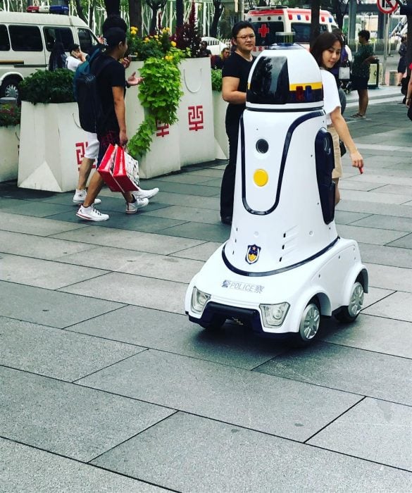 robots policía japón 