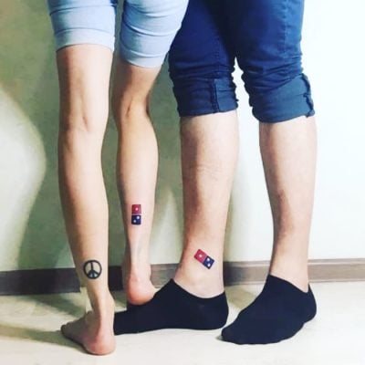 tatuaje de domino's pizza