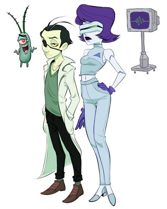 Plankton y Karen