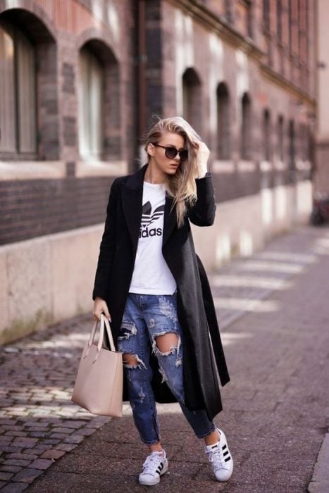 abrigo boyfriend jeans