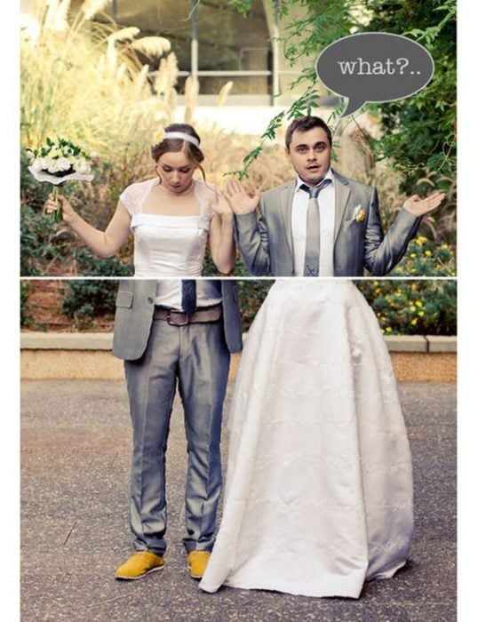 foto de bodas, Cambiando de extremidades