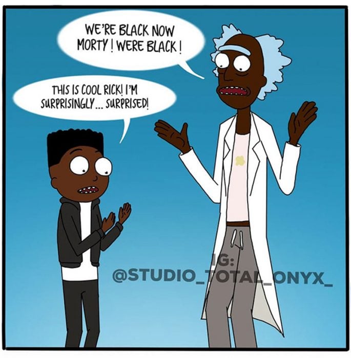 Rick y Morty si fueran negros 