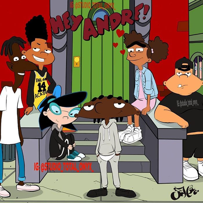 ¡Hey Arnold! si fuera negro 