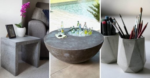 Cover Ideas con cemento para decorar tu hogar
