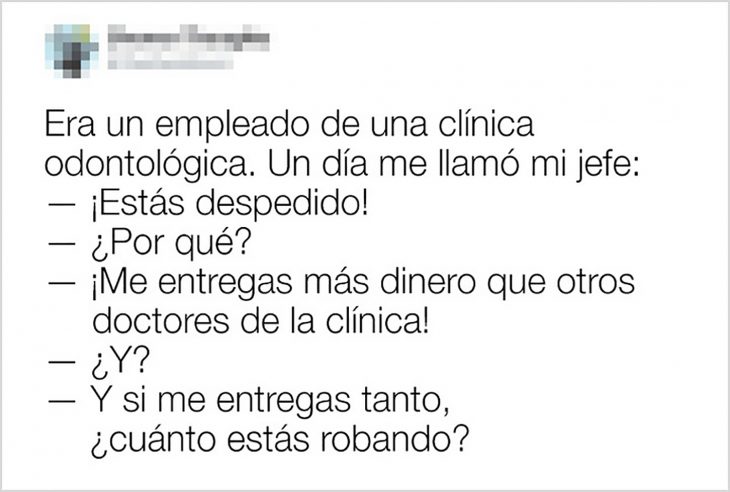 despido clínica odontológica 