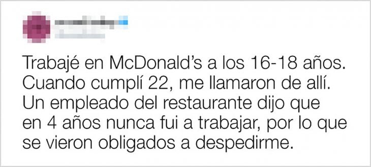 despido de macdonalds 