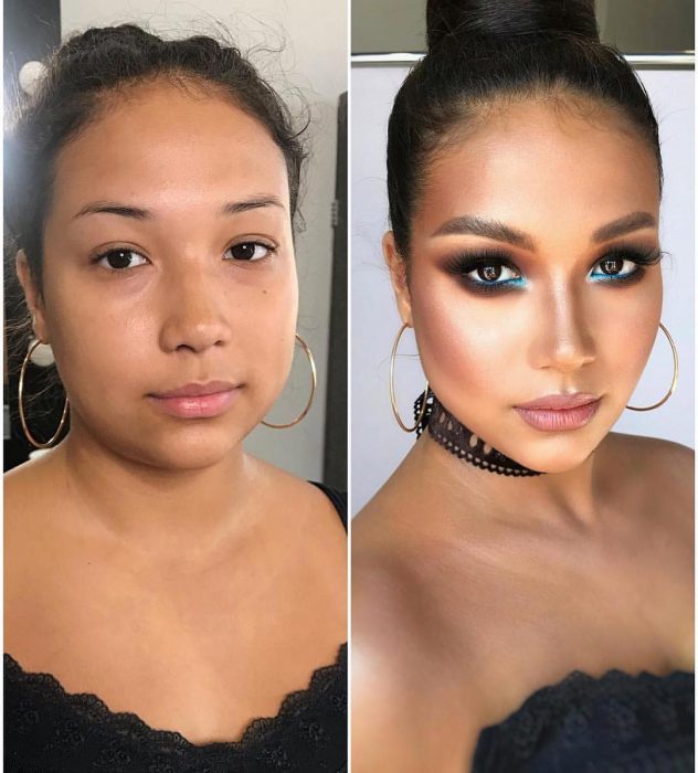 impresionantes cambios con maquillaje