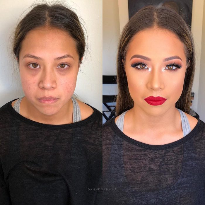 impresionantes cambios con maquillaje