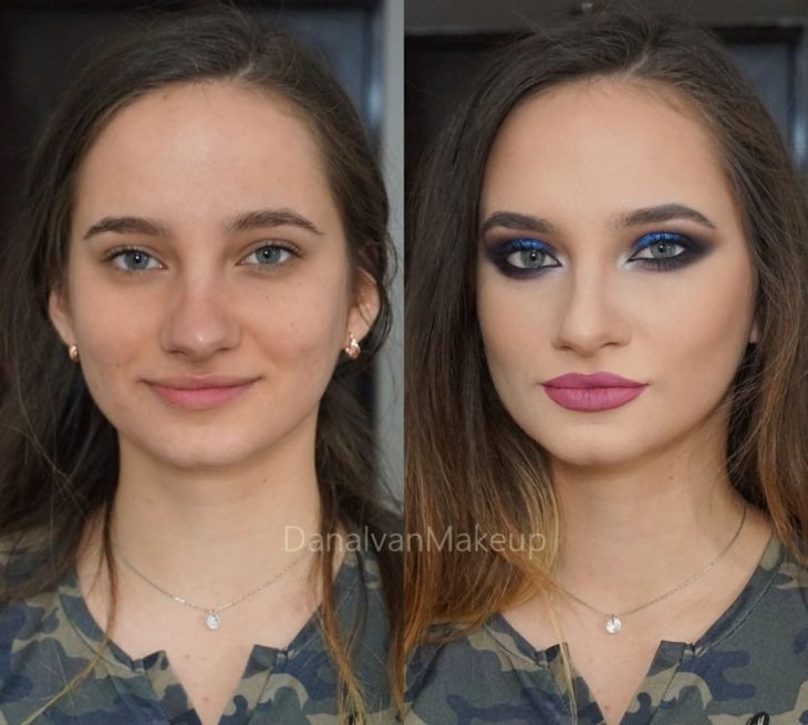 impresionantes cambios con maquillaje