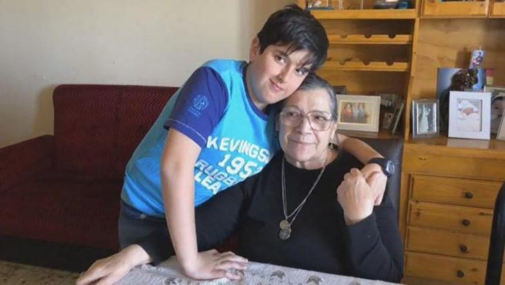 miguel y su abuela 