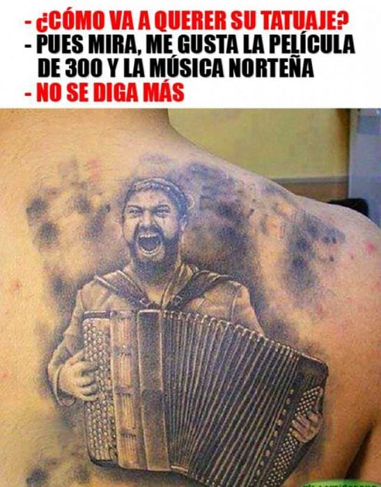 tatuaje de 300 