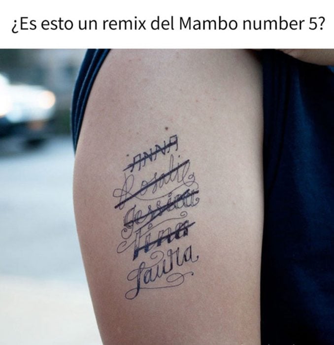 tatuaje de exes