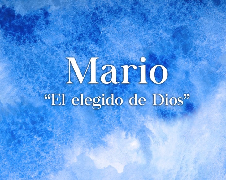 Significado nombre Mario