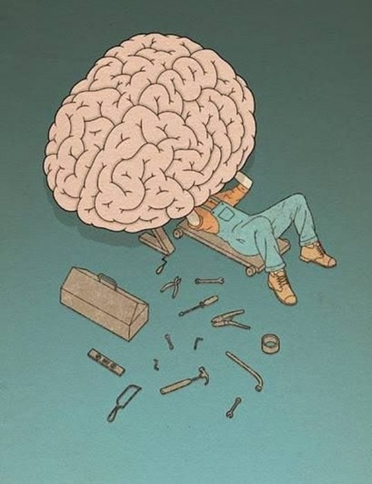 ilustración del cerebro 
